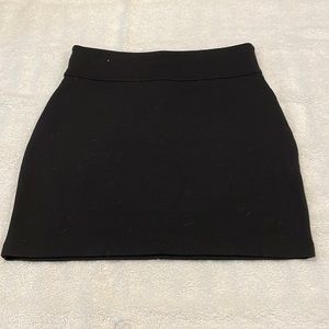 Silence + Noise Stretch Mini Skirt Black
